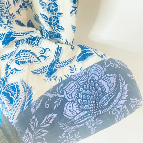 Liverpool Los Angeles Blue Floral Print Pants – Size L - Picture 11 of 17